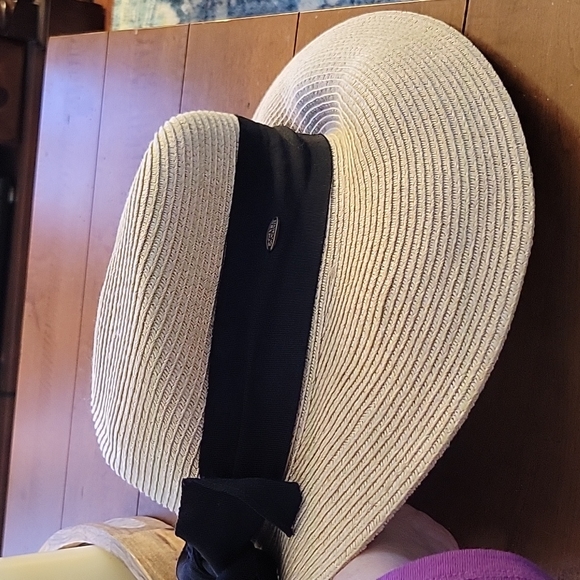 Scala Straw Brimmed Garden Boating Hat - Picture 1 of 9